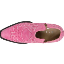 Ava Embroidered Snip Toe Cowboy Booties