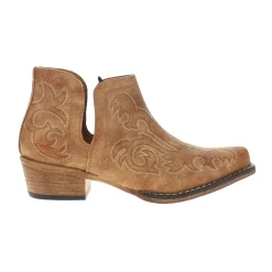 Ava Embroidered Snip Toe Cowboy Booties