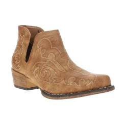 Ava Embroidered Snip Toe Cowboy Booties