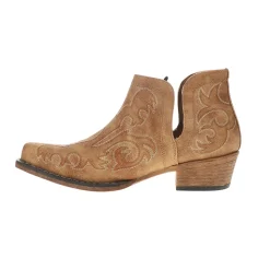 Ava Embroidered Snip Toe Cowboy Booties