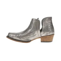 Ava Metallic Embroidered Snip Toe Cowboy Booties
