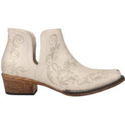 Ava Paisley Embossed Snip Toe Cowboy Booties