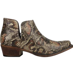 Ava Snake Snip Toe Cowboy Booties