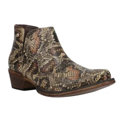 Ava Snake Snip Toe Cowboy Booties