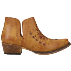 Ava Southwest Embroidered Snip Toe Cowboy Booties