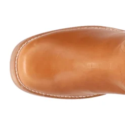 Avalon Embroidered Round Toe Pull On Cowboy Boots