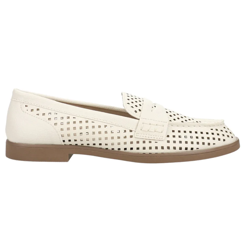 Bamboo Cut Out Slip On Loafers