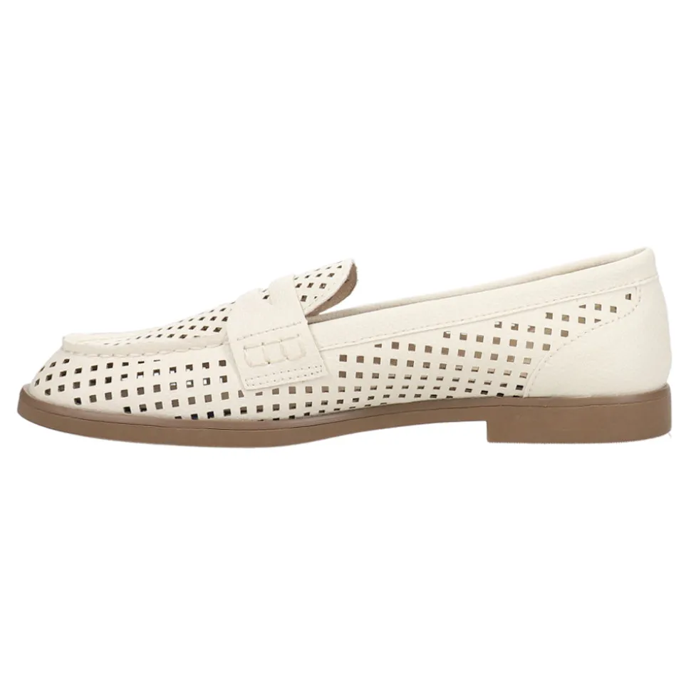 Bamboo Cut Out Slip On Loafers