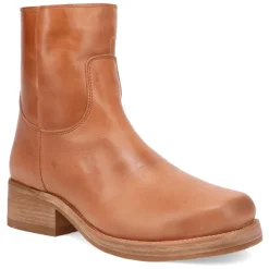 Banner Round Toe Zippered Boots