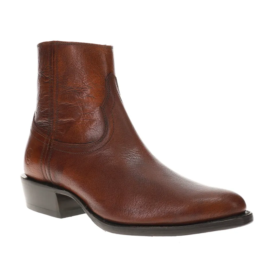 Barrett Western Round Toe Pull On Boots
