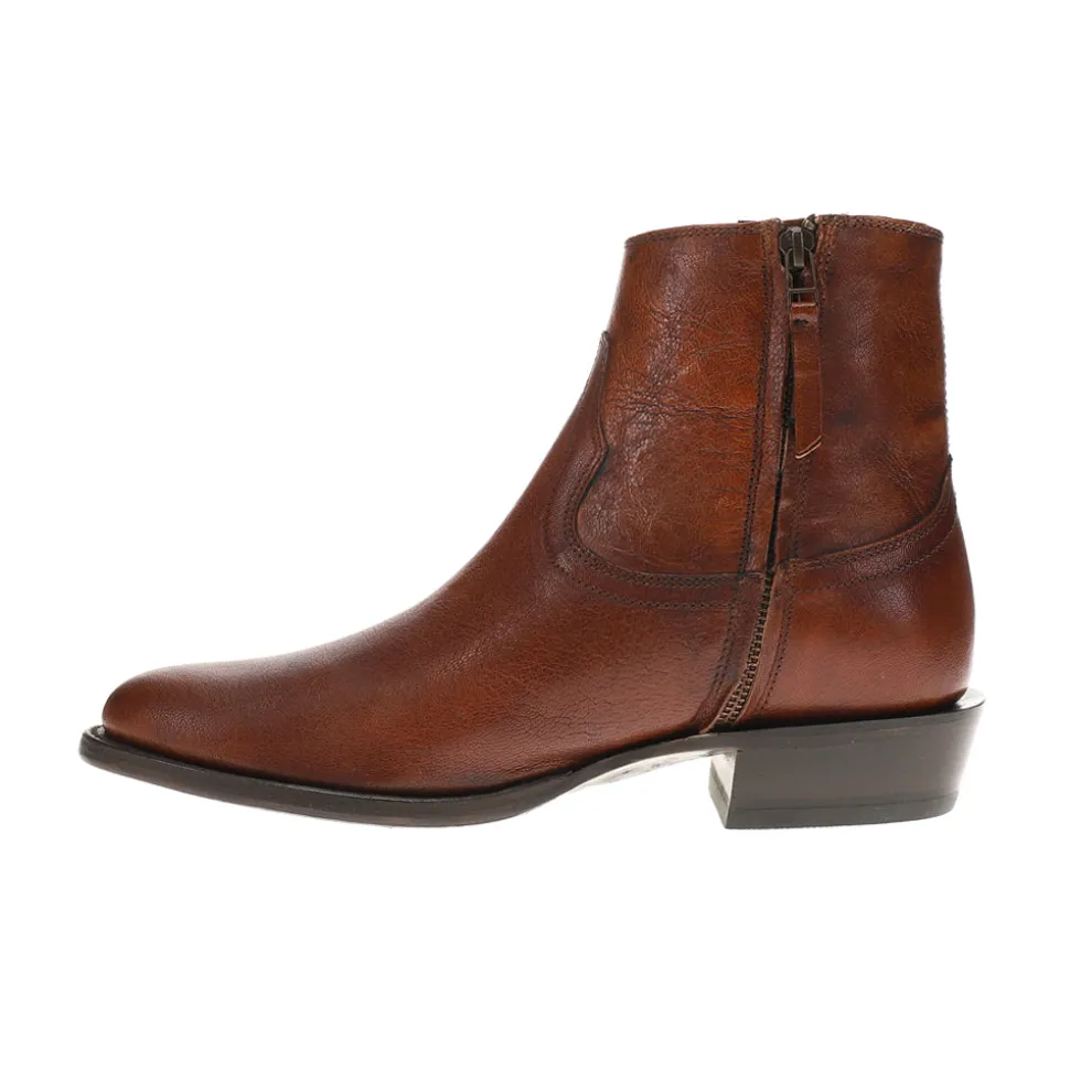 Barrett Western Round Toe Pull On Boots