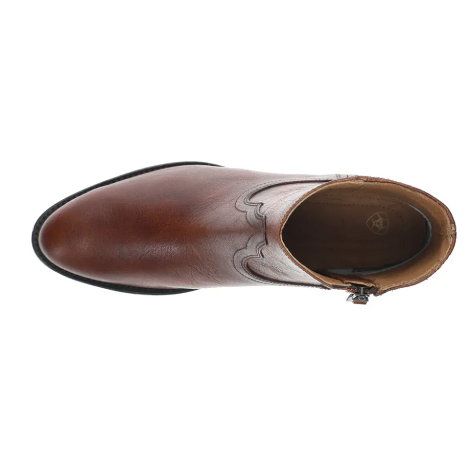Barrett Western Round Toe Pull On Boots
