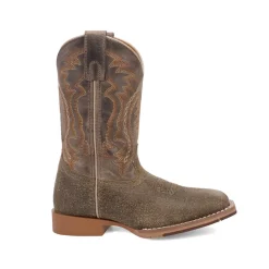 Beasley Embroidered Square Toe Pull On Cowboy Boots (Little Kid-Big Kid)