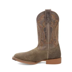 Beasley Embroidered Square Toe Pull On Cowboy Boots (Little Kid-Big Kid)