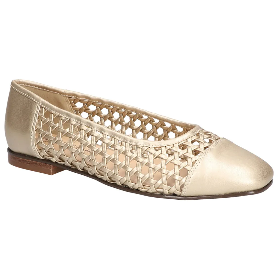 Beloved Metallic Cut Out Ballet Flats
