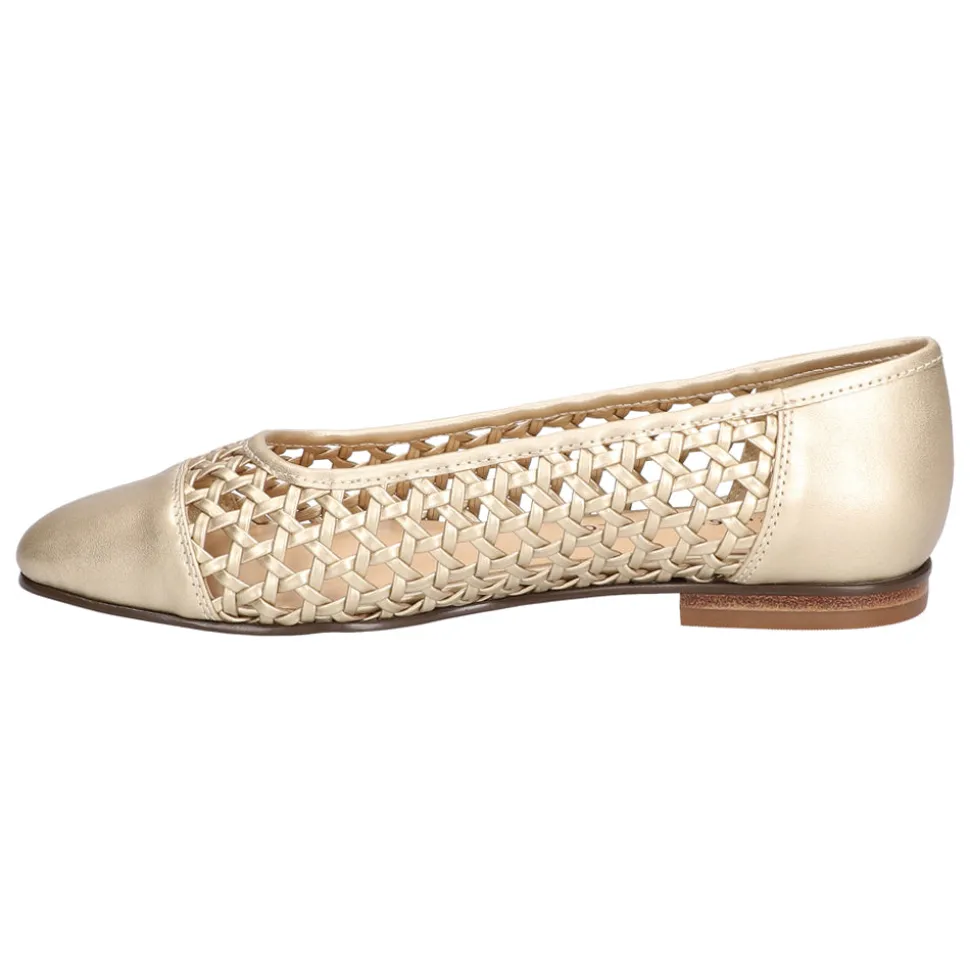 Beloved Metallic Cut Out Ballet Flats