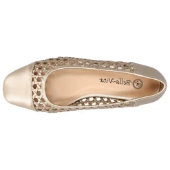 Beloved Metallic Cut Out Ballet Flats