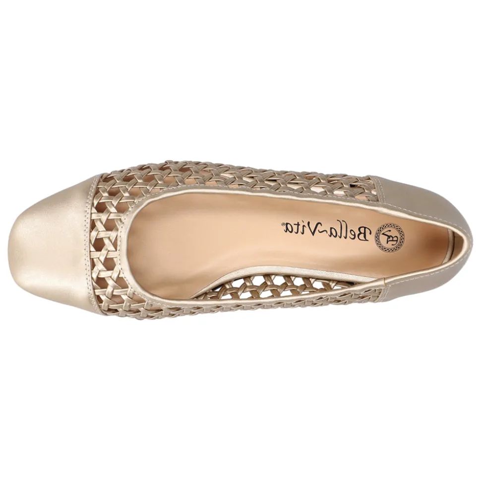 Beloved Metallic Cut Out Ballet Flats
