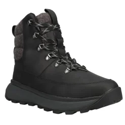 Bergen Leather Waterproof Round Toe Snow Boots