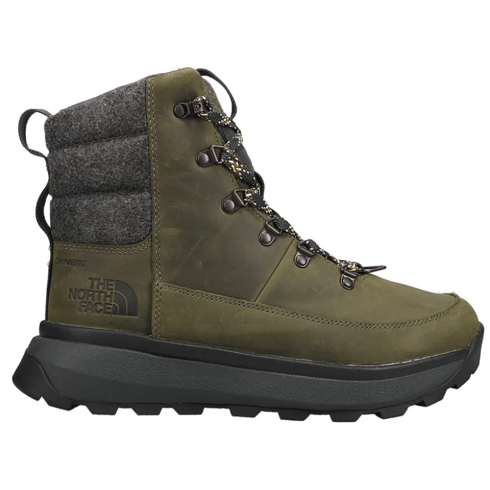 Bergen Leather Waterproof Round Toe Snow Boots