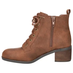 Bismark Round Toe Zippered Booties