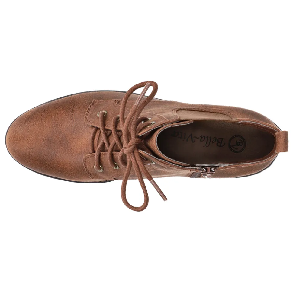 Bismark Round Toe Zippered Booties