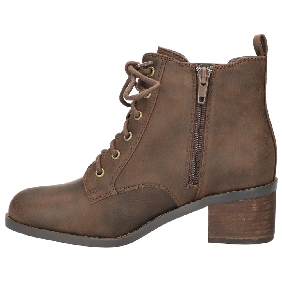 Bismark Round Toe Zippered Booties