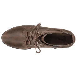 Bismark Round Toe Zippered Booties