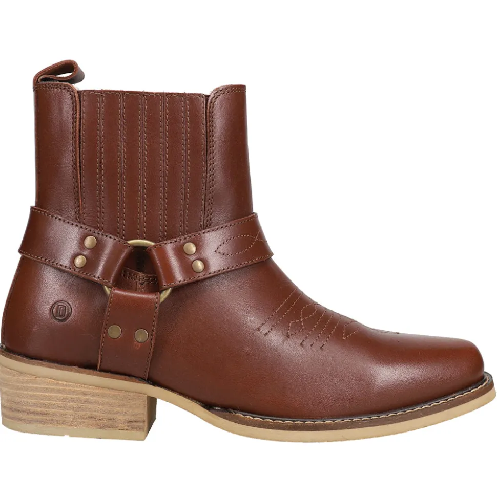 Black Bart Square Toe Pull On Boots