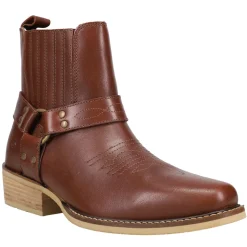 Black Bart Square Toe Pull On Boots