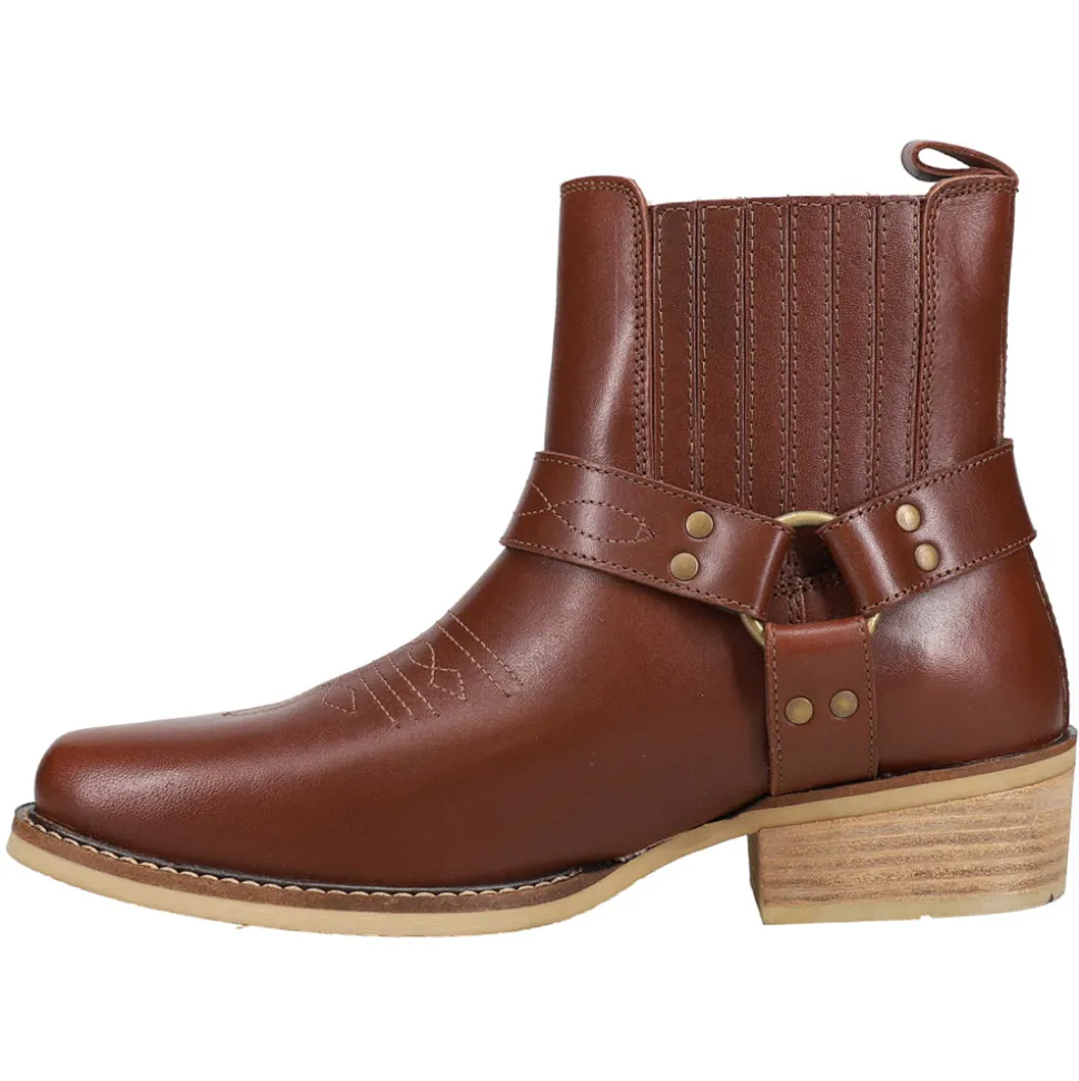 Black Bart Square Toe Pull On Boots
