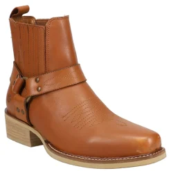 Black Bart Square Toe Pull On Boots