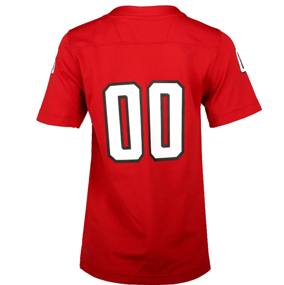 Blank Crew Neck Short Sleeve Football Jersey (Youth)