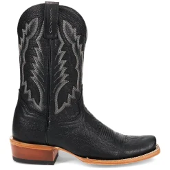 Boerne Embroidered Square Toe Cowboy Boots