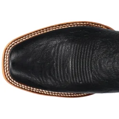 Boerne Embroidered Square Toe Cowboy Boots