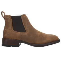 Booker Ultra Embroidered Square Toe Chelsea Boots