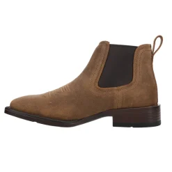 Booker Ultra Embroidered Square Toe Chelsea Boots