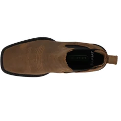 Booker Ultra Embroidered Square Toe Chelsea Boots