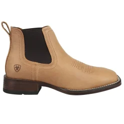 Booker Ultra Embroidered Square Toe Chelsea Boots