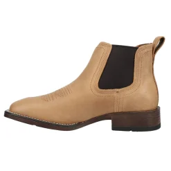 Booker Ultra Embroidered Square Toe Chelsea Boots