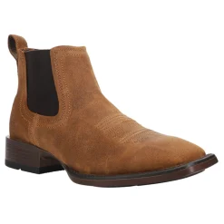 Booker Ultra Embroidered Square Toe Chelsea Boots