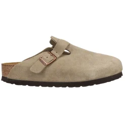 Boston Suede Soft Footbed Clogs