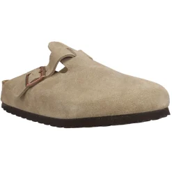 Boston Suede Soft Footbed Clogs