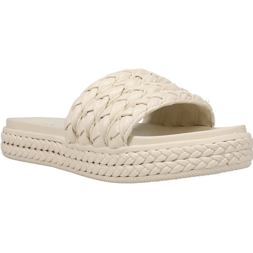 Bri Braided Platform Slide Sandals