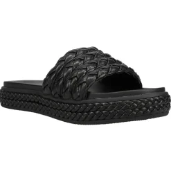Bri Braided Platform Slide Sandals