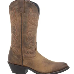 Bridget Embroidered Round Toe Cowboy Boots