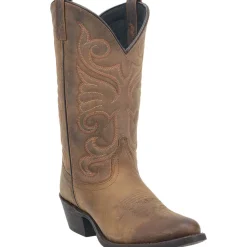Bridget Embroidered Round Toe Cowboy Boots