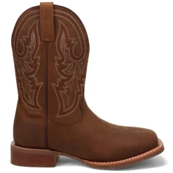 Brigston Embroidered Square Toe Cowboy Boots