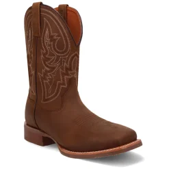 Brigston Embroidered Square Toe Cowboy Boots