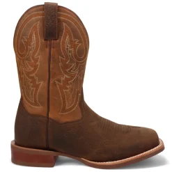 Brigston Embroidered Square Toe Cowboy Boots